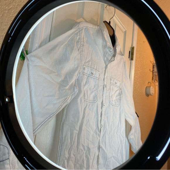 Michael Brandon Mens S Button Down Shirt Long Sleeve Pockets Casual Adult Party - Picture 5 of 11